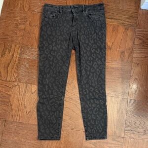 DL1961 Florence Cropped Leopard Jeans Size 27